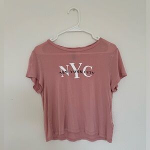 H&M pink t-shirt